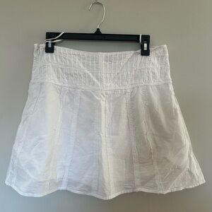 White PrAna Cotton Skirt